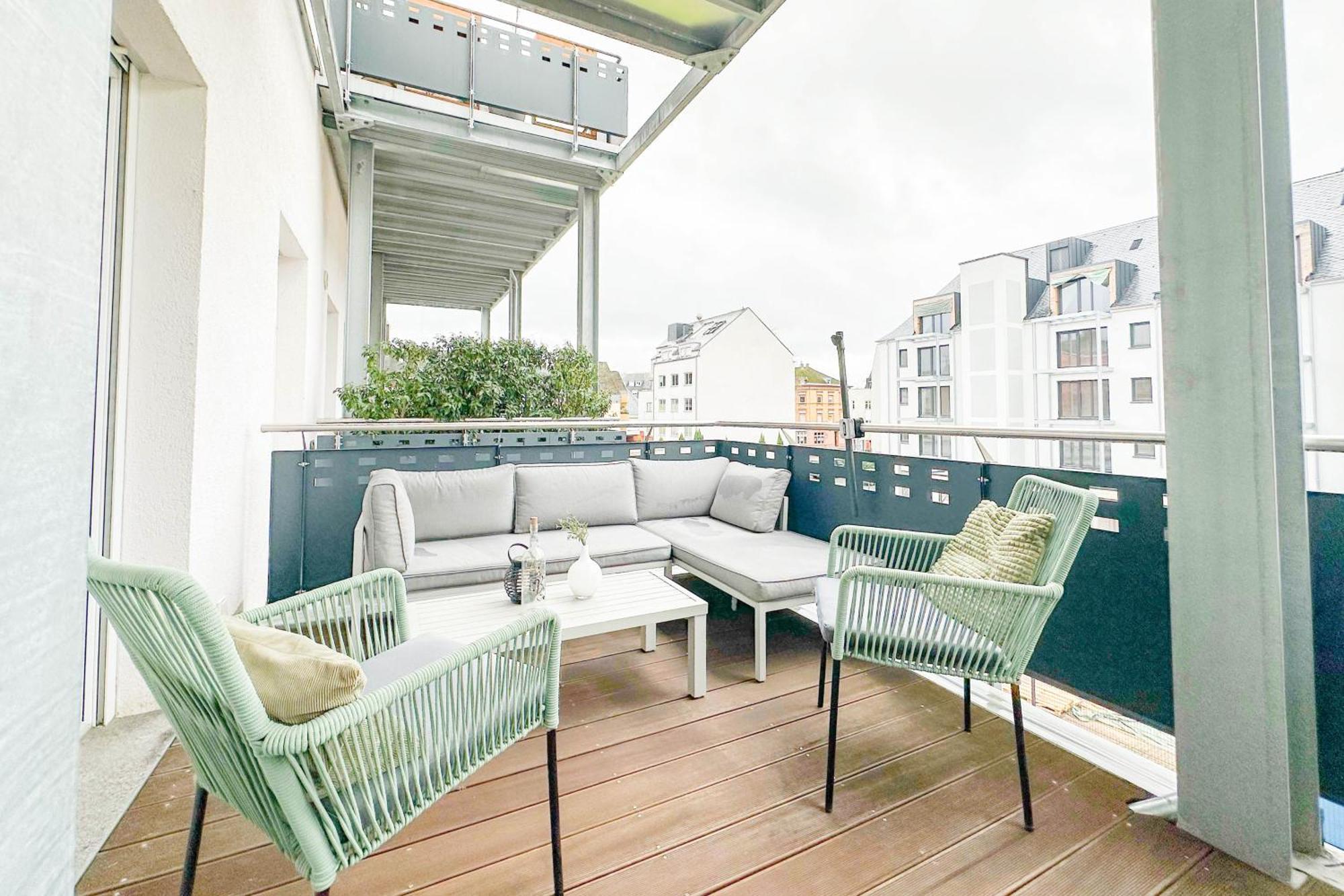 Modernes Trierer Cityloft Mit Grossem Balkon المظهر الخارجي الصورة